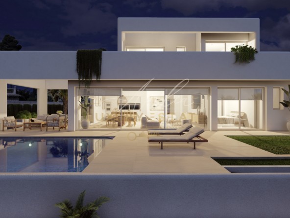 Villa moderna con vista al mar en Baladra 3