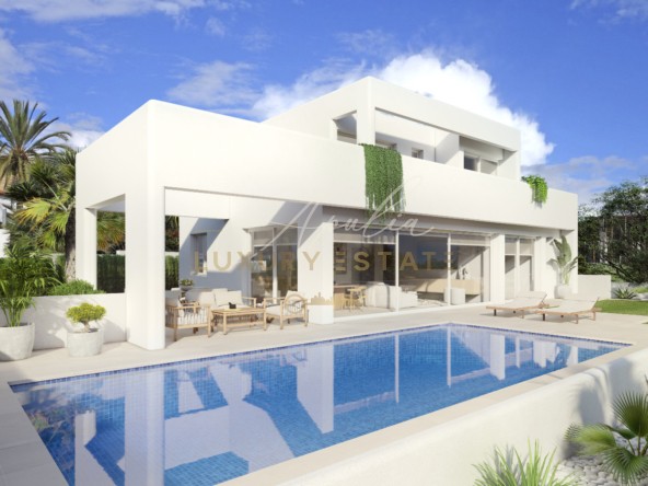 Villa moderna con vista al mar en Baladra 5
