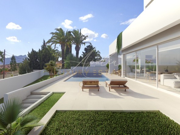 Villa moderna con vista al mar en Baladra 6
