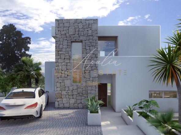 Villa moderna con vista al mar en Baladrar 1